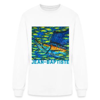 Voilier & Scad - T-shirt à manches longues Homme - blanc - Devant
