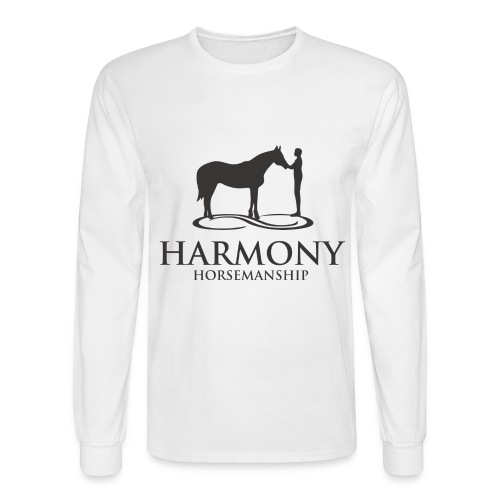Harmony Horsemanship Blac - Men's Long Sleeve T-Shirt