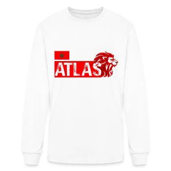Atlas Lions - Men's Long Sleeve T-Shirt - white - Front