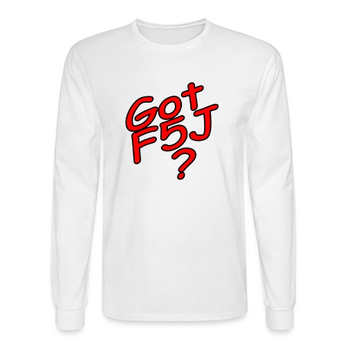 Got F5J? logo, front side only - Men's Long Sleeve T-Shirt