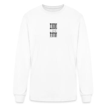 Blessed - Men's Long Sleeve T-Shirt - white - Front