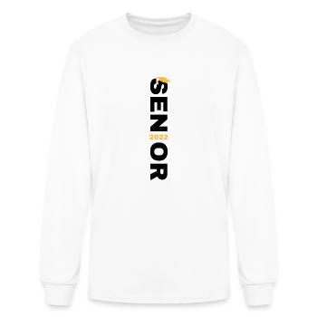 Senior - Men's Long Sleeve T-Shirt - white - Front