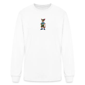 Bavarian Kangaroo - Men's Long Sleeve T-Shirt - white - Front