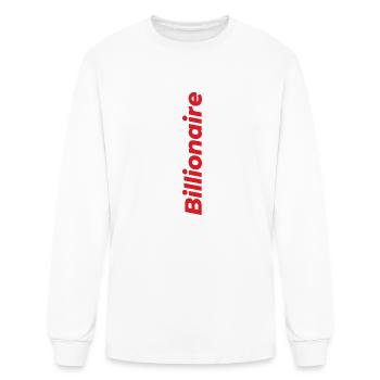 Billionaire - Men's Long Sleeve T-Shirt - white - Front