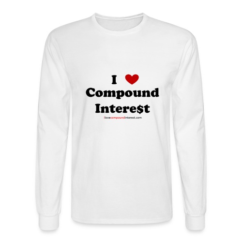 I love compound interest - Men's Long Sleeve T-Shirt