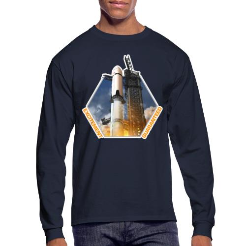 Starship HLS - Excitement Guaranteed - Men's Long Sleeve T-Shirt