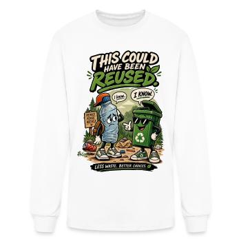 Could Have Been Reused - Men's Long Sleeve T-Shirt - white - Front
