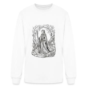Ebon Ranger in the Haunted Grove - Men's Long Sleeve T-Shirt - white - Front