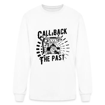 Vintage Telephone - Men's Long Sleeve T-Shirt - white - Front