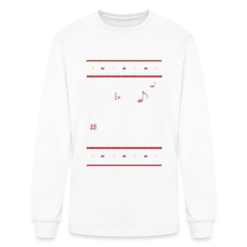 Rock Christmas - Men's Long Sleeve T-Shirt - white - Front