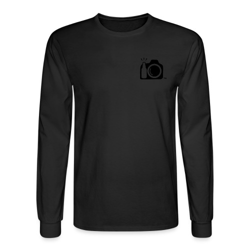 BlackonBLANK No Initials png - Men's Long Sleeve T-Shirt