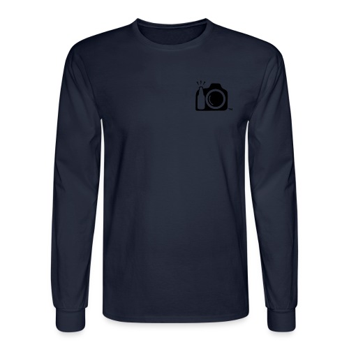 BlackonBLANK No Initials png - Men's Long Sleeve T-Shirt