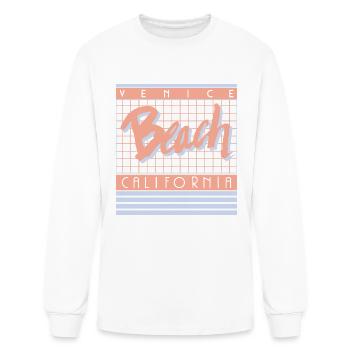 Venice Beach California - Men's Long Sleeve T-Shirt - white - Front