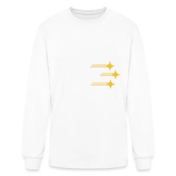 Star Lines - Men's Long Sleeve T-Shirt - white - Front