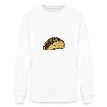 Taco Dirty To Me Taco Tuesday Taco Crew Squad - Men's Long Sleeve T-Shirt - white - Front