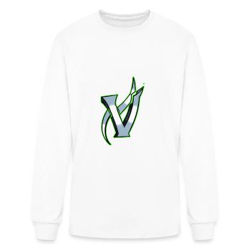 Vix V Symbol Altered - Men's Long Sleeve T-Shirt - white - Front