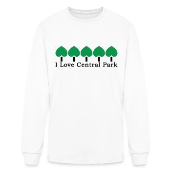 I Love Central Park - Men's Long Sleeve T-Shirt - white - Front