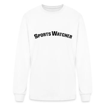 Sports Watcher - Men's Long Sleeve T-Shirt - white - Front