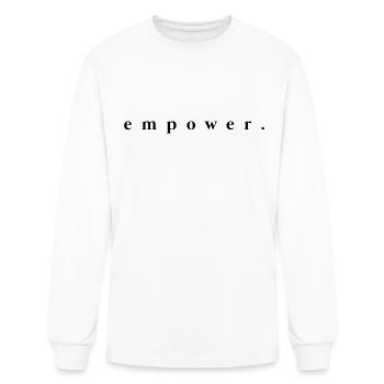 Empower - Men's Long Sleeve T-Shirt - white - Front