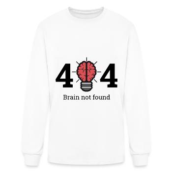 Error Sign - Men's Long Sleeve T-Shirt - white - Front