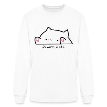 Don't worry - Men's Long Sleeve T-Shirt - white - Front