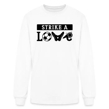 Football Life Player Love Ball Coach Striker - Men's Long Sleeve T-Shirt - white - Front