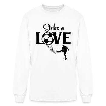 Football Life Player Love Ball Coach Striker - Men's Long Sleeve T-Shirt - white - Front