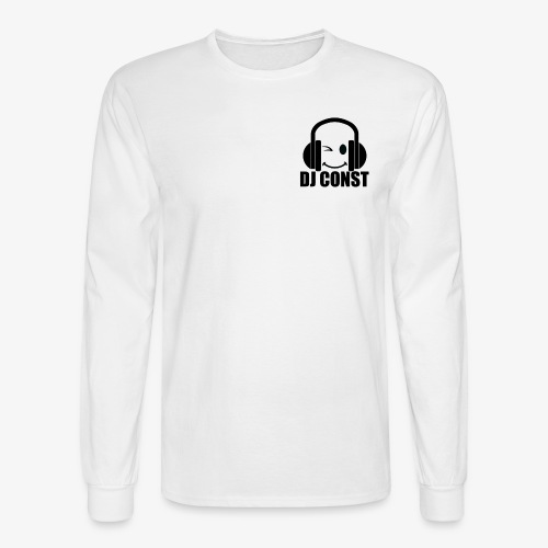 DJ Const Official Merch White - Men's Long Sleeve T-Shirt