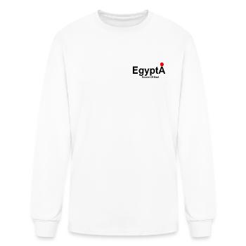 Egypt source of soul - Men's Long Sleeve T-Shirt - white - Front
