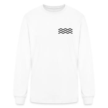 Water icon - Men's Long Sleeve T-Shirt - white - Front