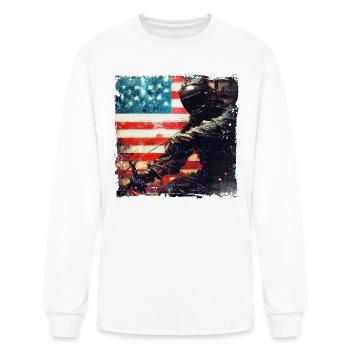 American Welder - Men's Long Sleeve T-Shirt - white - Front