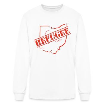 Ohio Refugee - Men's Long Sleeve T-Shirt - white - Front
