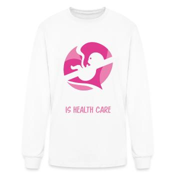 Abortion is health care - Men's Long Sleeve T-Shirt - white - Front