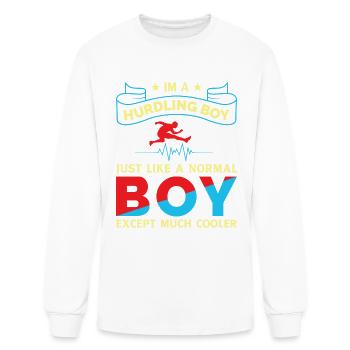 Im a hurdling boy - Men's Long Sleeve T-Shirt - white - Front