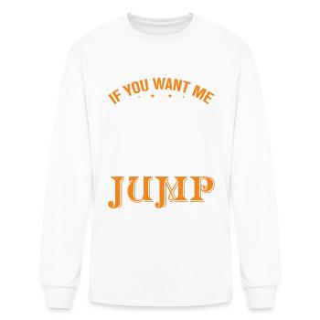 talk about Triple Jump - Men's Long Sleeve T-Shirt - white - Front