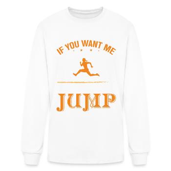 Imagine Life without Triple Jump - Men's Long Sleeve T-Shirt - white - Front