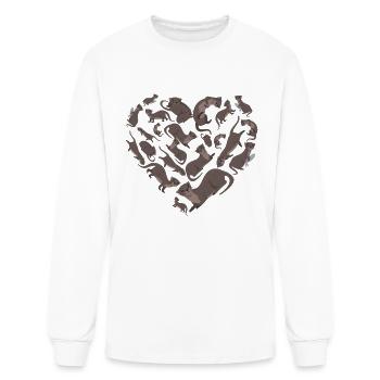 ferret - Men's Long Sleeve T-Shirt - white - Front