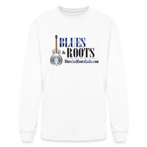 Blues & Roots Radio Logo - Men's Long Sleeve T-Shirt