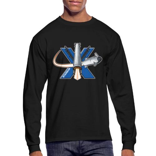 Starship X - Men's Long Sleeve T-Shirt
