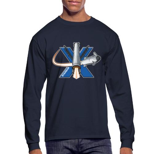 Starship X - Men's Long Sleeve T-Shirt