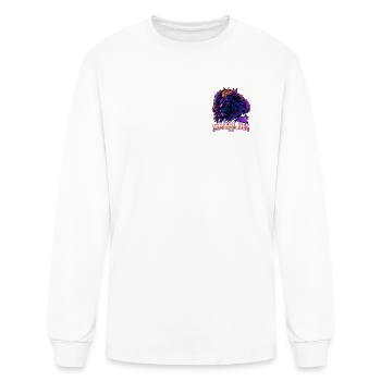 Zillenial King 1995-2012 -  Retro Neon Caption Art - Men's Long Sleeve T-Shirt - white - Front