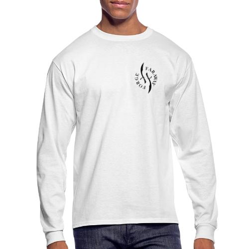 Faraway Forge Logo - White - Men's Long Sleeve T-Shirt
