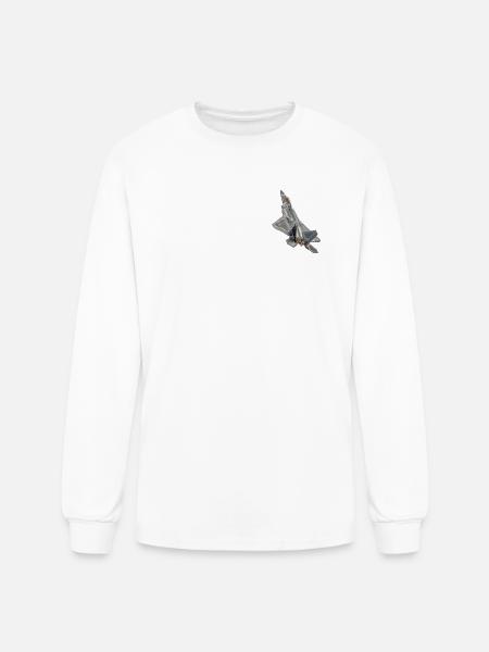 F22-Raptor - Men's Long Sleeve T-Shirt - white
