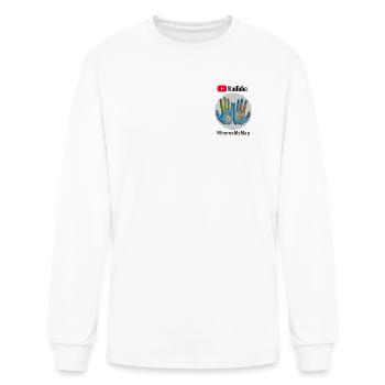 Where's My Map on YouTube - Men's Long Sleeve T-Shirt - white - Front