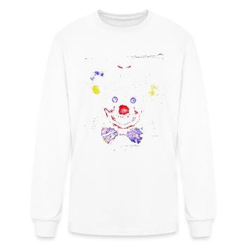 Evil Clown - Men's Long Sleeve T-Shirt - white - Front