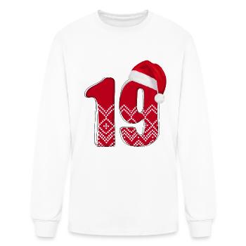19 Xmas Bday Years - Nineteen - Men's Long Sleeve T-Shirt - white - Front