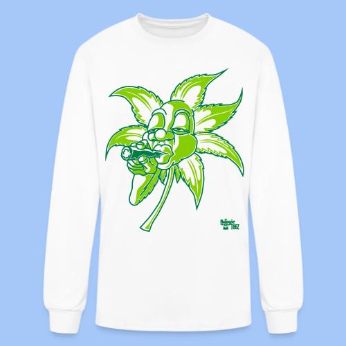 smoking leaf - Men's Long Sleeve T-Shirt