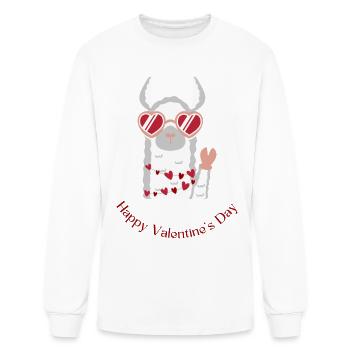 Happy Valentine's Day Baby I Love You So Much - Men's Long Sleeve T-Shirt - white - Front