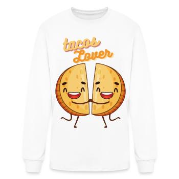 Tacos Lover I Love Taco So Much - Men's Long Sleeve T-Shirt - white - Front