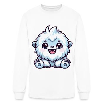 Mysterious Yeti Presence - Men's Long Sleeve T-Shirt - white - Front